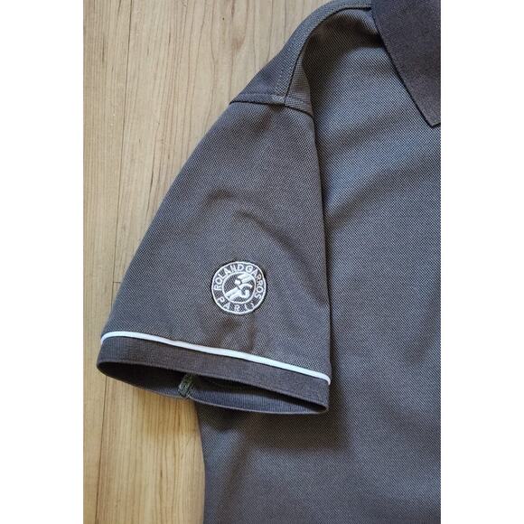 Lacoste Roland Garros 75 Depuls Ans Paris Size 4/ Medium Mens Green Polo - Picture 5 of 10